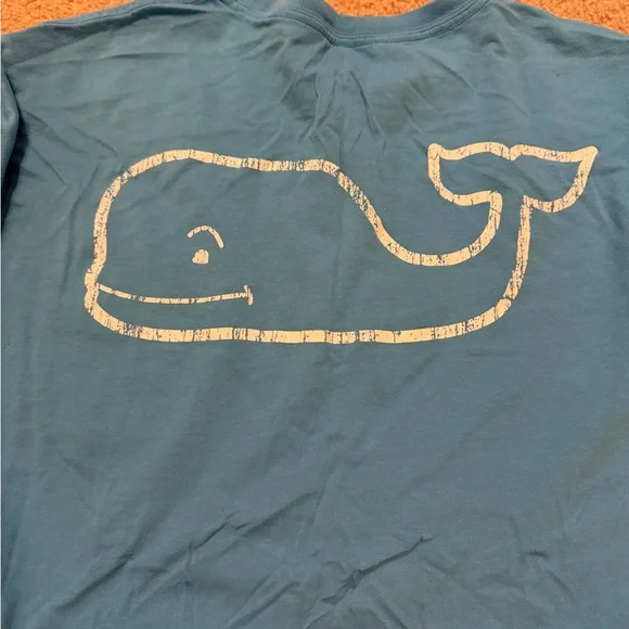 Vineyard Vines Blue Long Sleeve Shirt Oak Bluffs - Picture 3 of 3